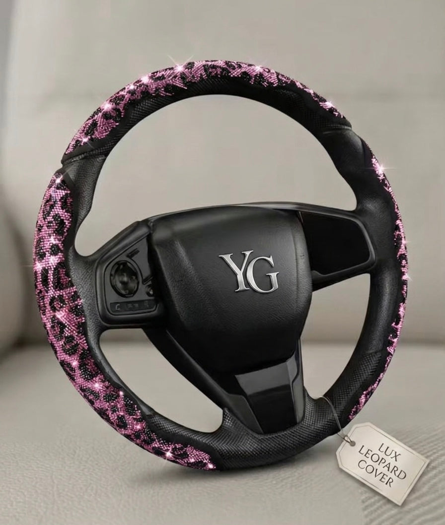 Housse de volant Pink Leopard